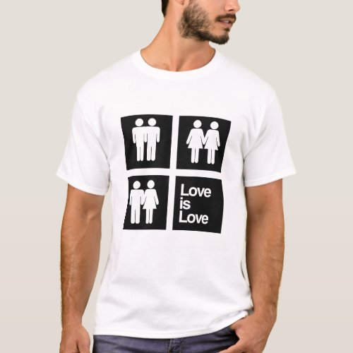 Love is Love Blocks T_Shirt