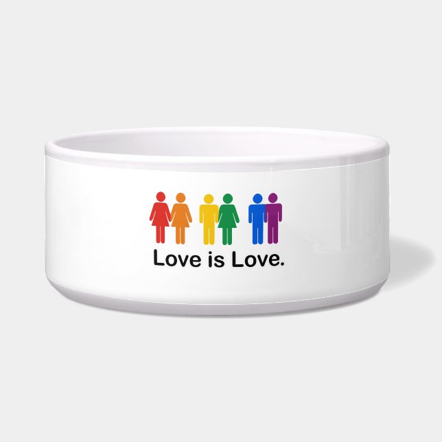 Love is Love. Bowl (Front)