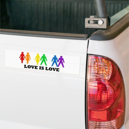 Love is Love Bumper Sticker | Zazzle