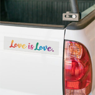 Love Is Love Bumper Sticker