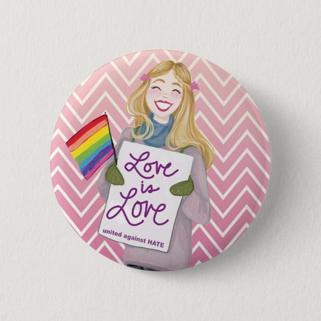 Love is Love Button (Front)