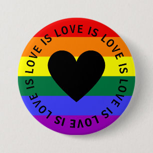 LOVE IS LOVE  BUTTON