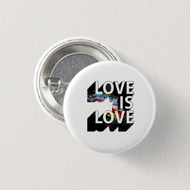 LOVE IS LOVE BUTTON (Front & Back)