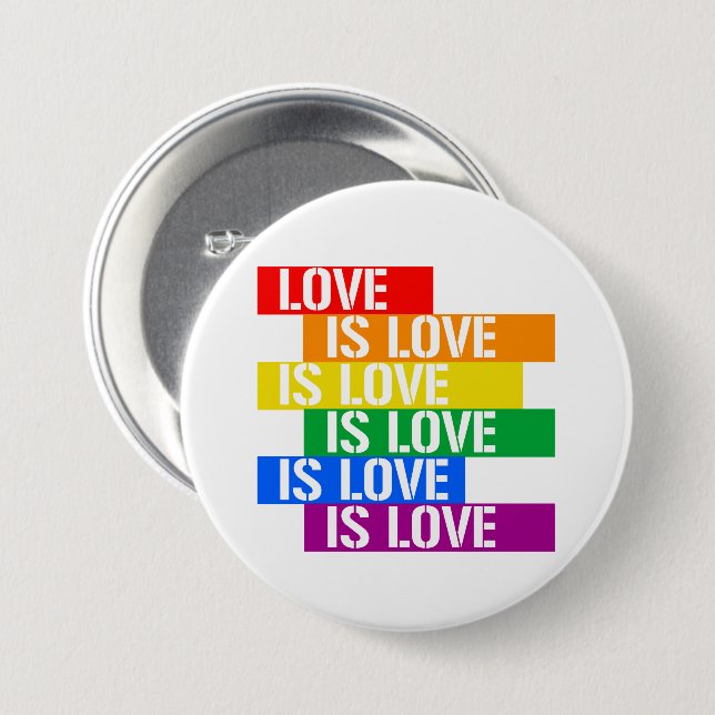 Love is Love Button (Front & Back)