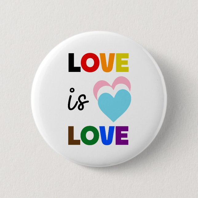 LOVE IS LOVE Button Pin (Front)