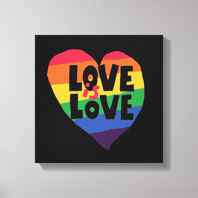 Love is Love Canvas Print (Front)