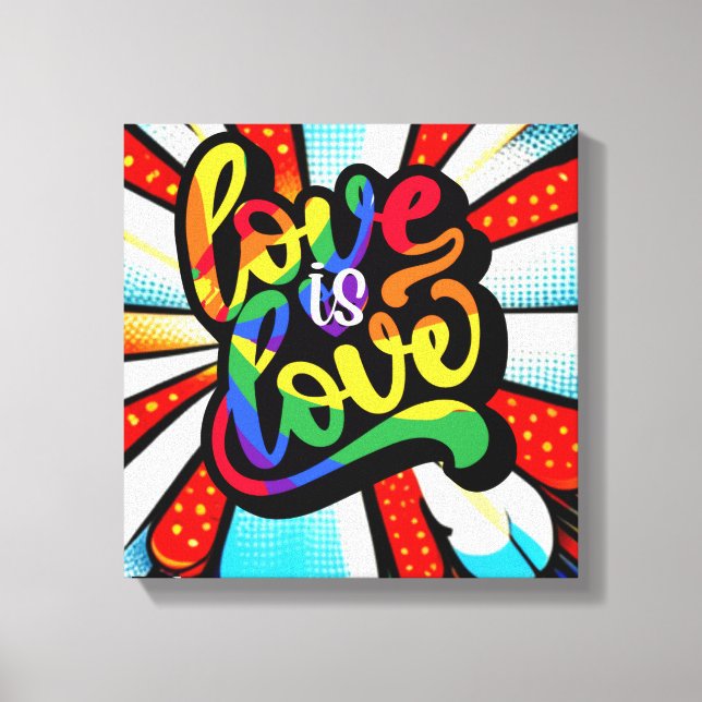 Love is Love Canvas Print (Front)