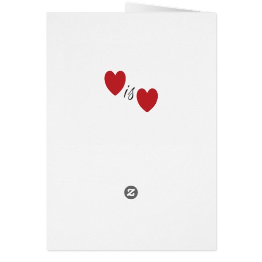 Love is Love Card (Back)