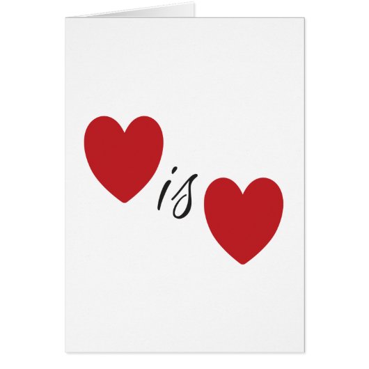 Love is Love Card (Front)