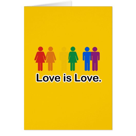 Love is Love. Cards (Front)