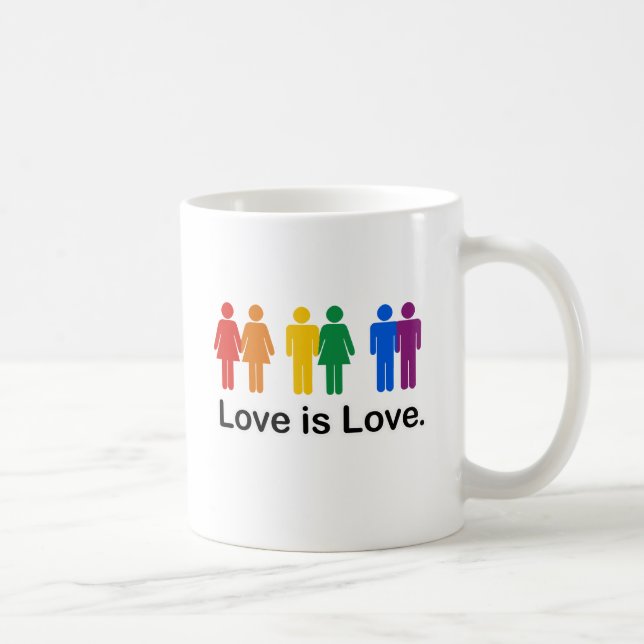 Love is Love. Coffee Mug (Right)