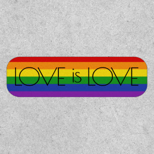 Love Is Love   Colorful Pride Rainbow Patch