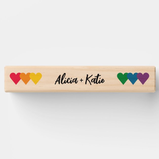 Love is Love, Custom Rainbow Topple Tower (Front)