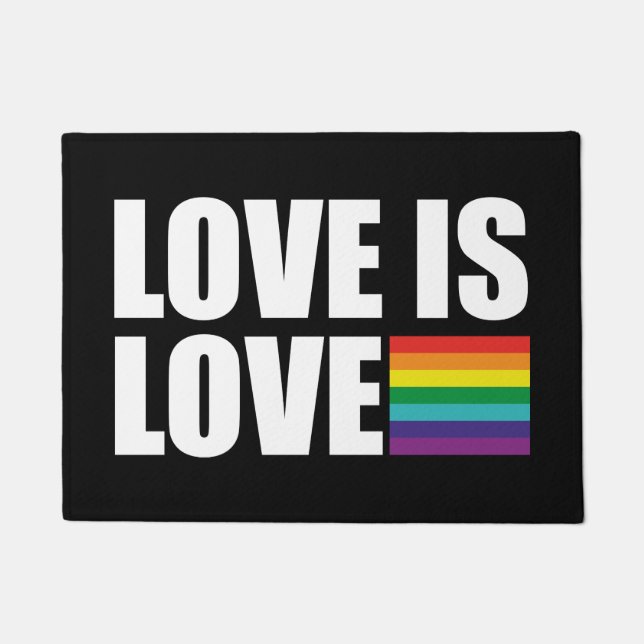 Love is Love Doormat (Front)