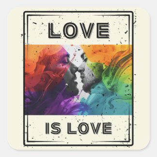 Love is Love - Emotions Series Part 3 Square Sticker