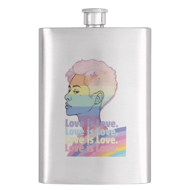 Love is Love Flask (Front)