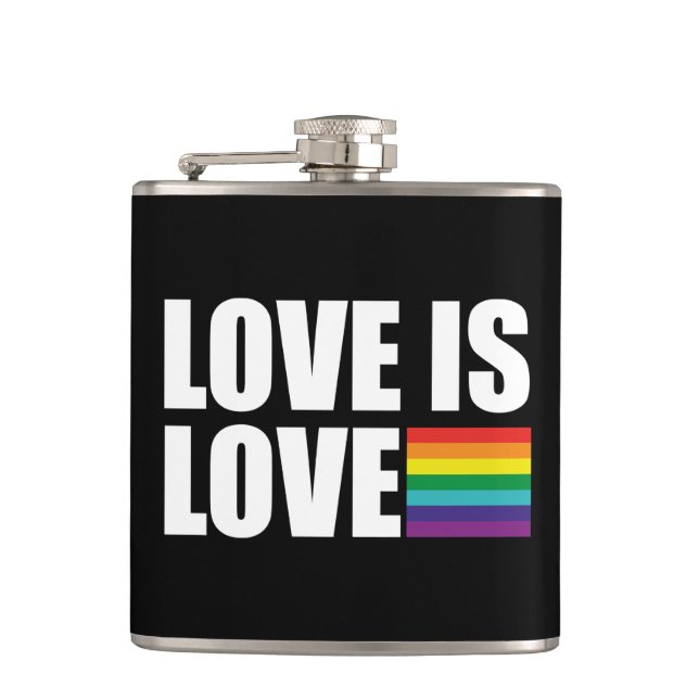 Love is Love Flask (Front)