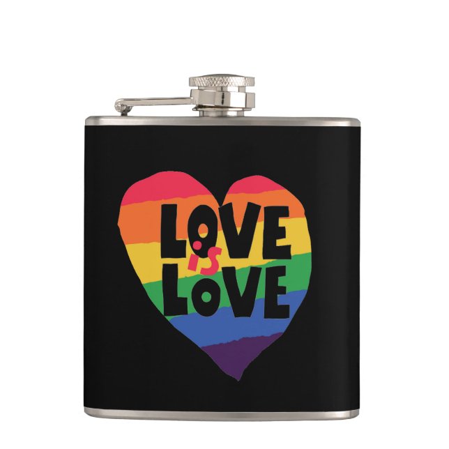 Love is Love Flask (Front)