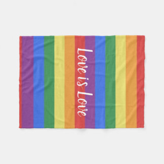 Love is love Fleece Blanket