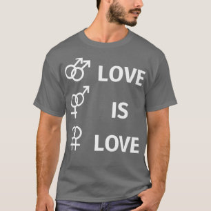 Love Is Love Gay & Lesbian LGBT Marriage Equality T-Shirt