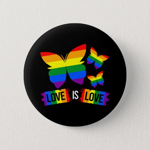 Love is Love Gay Pride LGBT for Men  54 Button