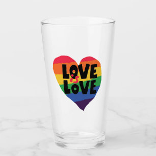 Love is Love Glass