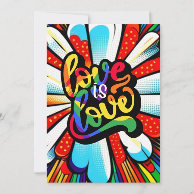 Love is Love Holiday Card (Front)