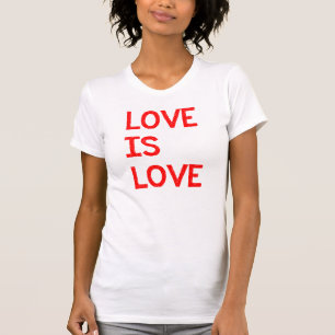 Love Is Love Human Gay Marriage Equality Rights T-Shirt