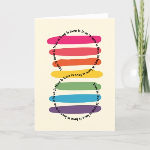 Love Is Love Infinity Card