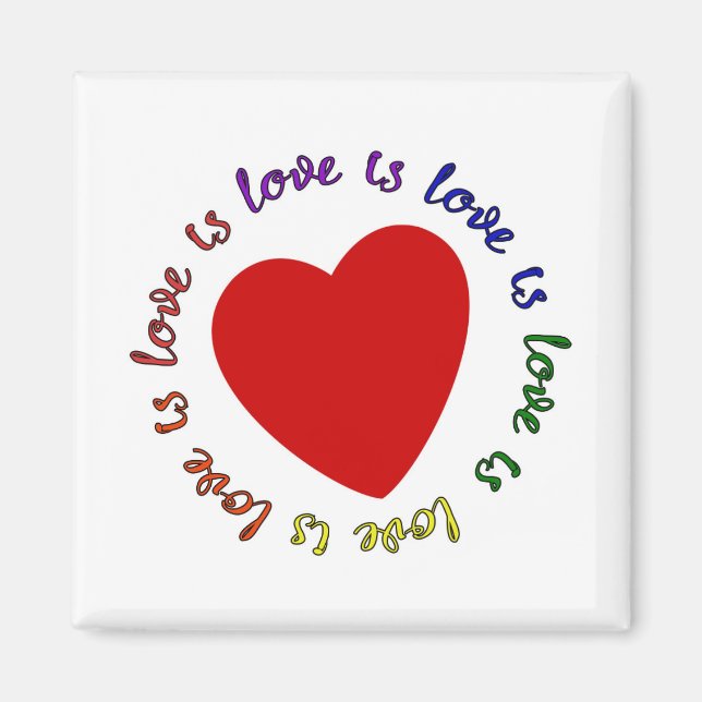 love is love is love ... magnet (Front)