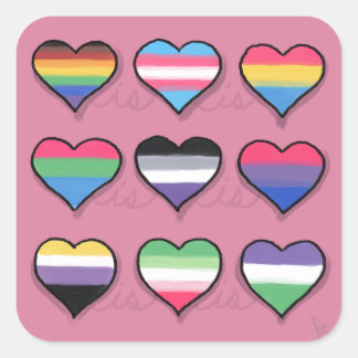 Love is Love is Love - Sticker
