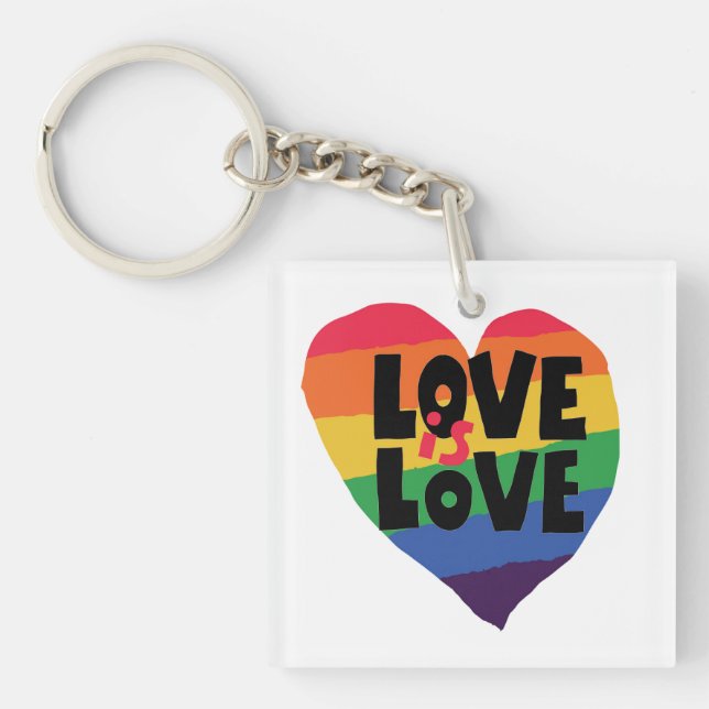 Love is Love Keychain (Front)