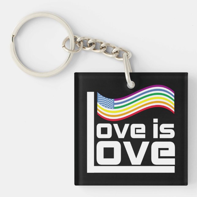 Love is love keychain (Front)
