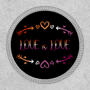 Love is Love Lesbian Pride Month Patch
