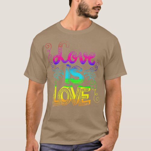 Love is Love LGB LGBQ Gay CSD   2  T_Shirt