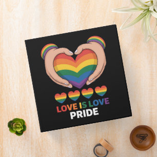 Love is Love LGBQT 3 Ring Binder