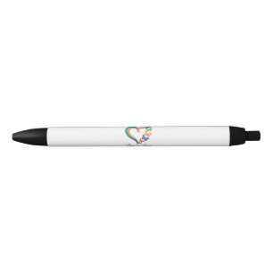 love is love lgbt butterfly heart rainbow pen