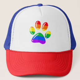 Love Is Love LGBT Gay Pride Month Pug Dog Lover LG Trucker Hat