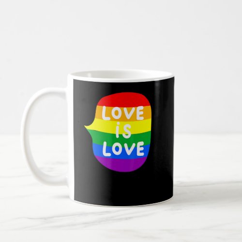 Love is Love LGBT LGBTQ Gay CSD 1  Coffee Mug