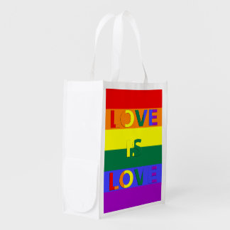 Love is Love LGBT Pride Grocery Bag