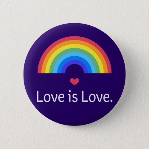Love is love LGBTPRIDE Queer     Button