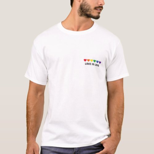 Love is Love LGBTQ Pride T_Shirt