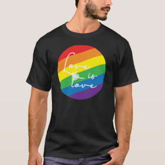 Love is love LGBTQI church ally Christian ally T-Shirt