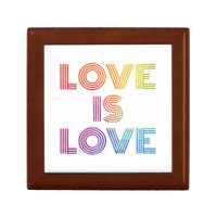 Love is Love | Modern Stripes Gift Box