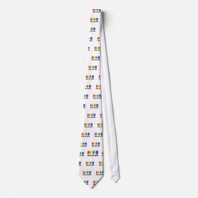 Love is Love Neck Tie (Front)