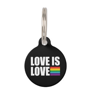 Love is Love Pet ID Tag