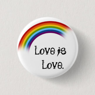 Love is love. pinback button