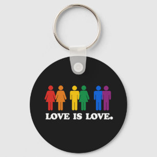 LOVE IS LOVE - - .png Keychain