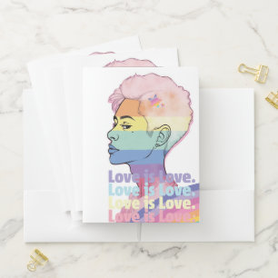 Love is Love Pocket Folder