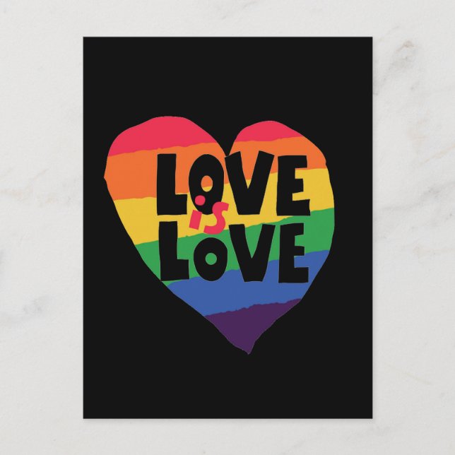 Love is Love Postcard (Front)